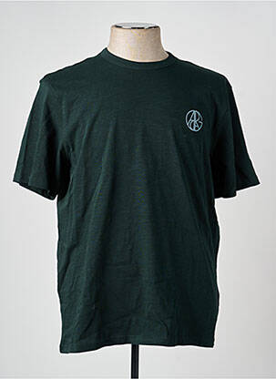 T-shirt stretch manches courtes vert GARCIA homme