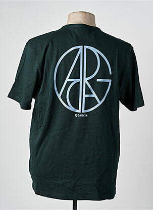 T-shirt stretch manches courtes vert GARCIA homme