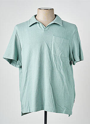Polo tissage jersey manches courtes vert ECOALF homme