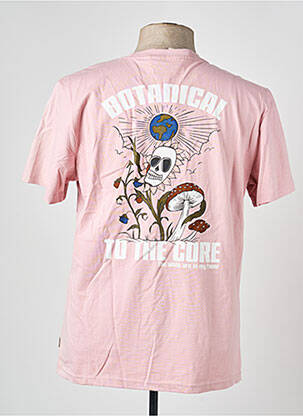 T-shirt coupe cintrée manches courtes rose BLEND homme