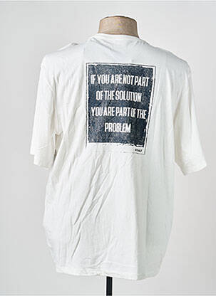 T-shirt stretch manches courtes blanc ECOALF homme