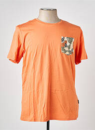 T-shirt coupe cintrée manches courtes orange BLEND homme