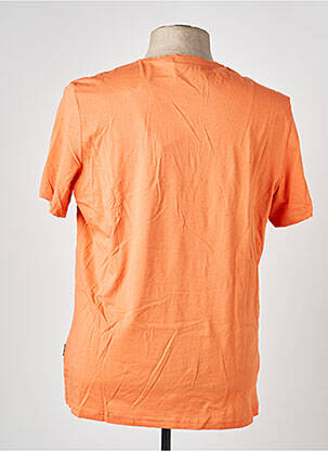 T-shirt coupe cintrée manches courtes orange BLEND homme