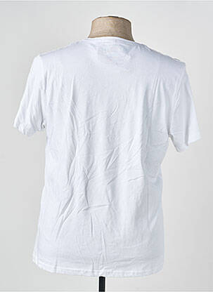 T-shirt stretch manches courtes blanc THE SURFCAR homme