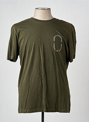 T-shirt stretch manches courtes vert BLEND homme