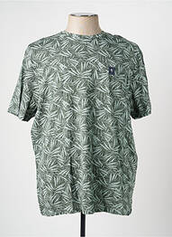 T-shirt stretch manches courtes vert GARCIA homme