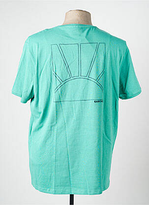 T-shirt stretch manches courtes vert GARCIA homme