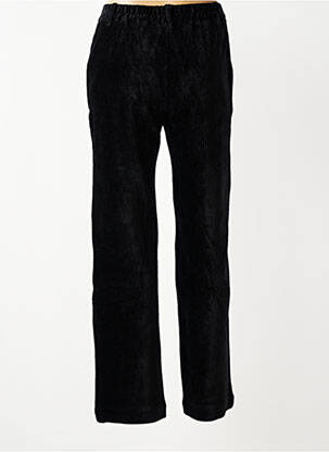 Pantalon droit stretch taille normale noir JULIE GUERLANDE femme