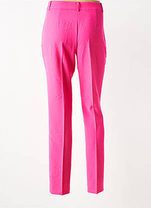 Pantalon slim tissage popeline taille normale rose BRANDTEX femme
