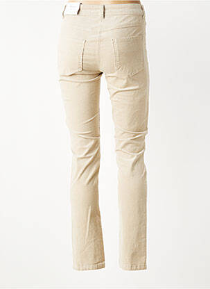 Jeans coupe slim stretch taille normale beige BRANDTEX femme