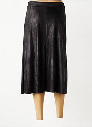 Jupe mi-longue fermeture zip latéral noir LOLA ESPELETA femme