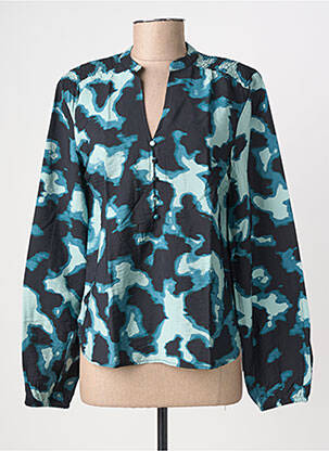 Blouse manches longues manches longues bleu B.YOUNG femme