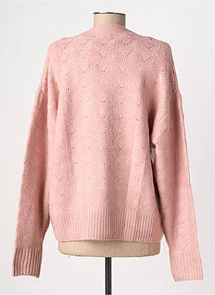 Gilet manches longues resserrée sur le bas rose BRANDTEX femme