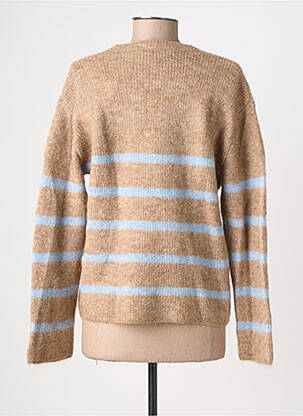 Pull stretch manches longues marron BRANDTEX femme