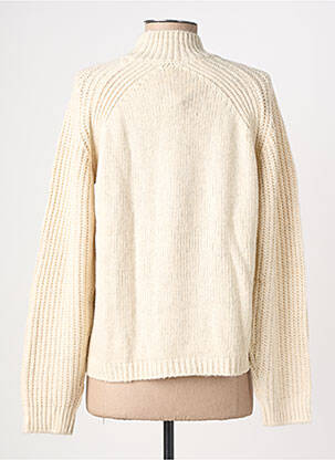 Pull coupe cintrée manches longues beige B.YOUNG femme