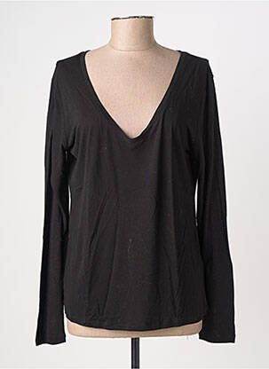 T-shirt manches longues manches longues noir LOLA ESPELETA femme