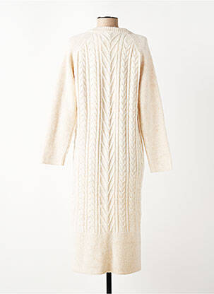 Gilet manches longues fermeture boutonnée sur le devant beige B.YOUNG femme