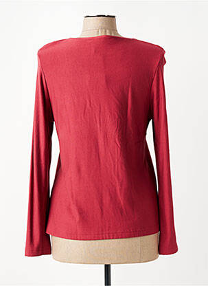 T-shirt manches longues manches longues rouge GRIFFON femme