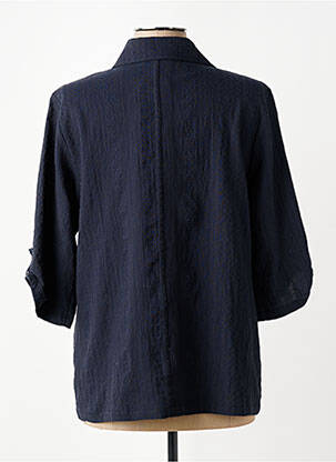 Veste casual coupe droite bleu GRIFFON femme