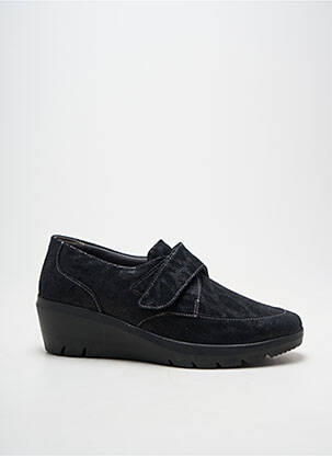 Chaussures de confort tissage satiné talon de 4 à 6cm noir BOISSY femme