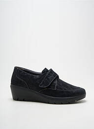 Chaussures de confort tissage satiné talon de 4 à 6cm noir BOISSY femme