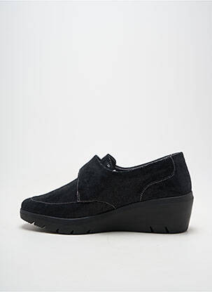 Chaussures de confort tissage satiné talon de 4 à 6cm noir BOISSY femme