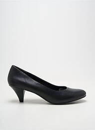 Escarpins tissage satiné talon de 4 à 6cm noir TAMARIS femme