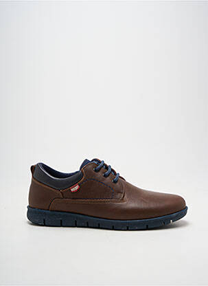 Baskets semelle amovible bout rond marron ON FOOT homme
