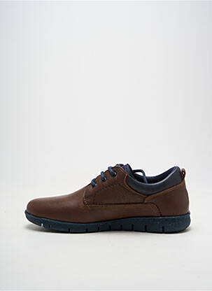 Baskets semelle amovible bout rond marron ON FOOT homme