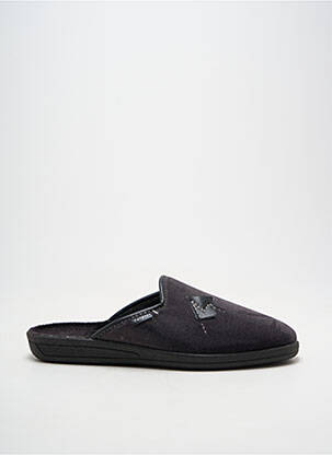 Chaussons/pantoufles bout rond bout rond gris FARGEOT homme