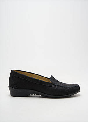 Mocassins voute plantaire talon plat jusqu'à 3cm noir KIM femme