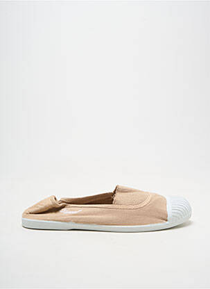 Ballerines bout rond talon plat jusqu'à 3cm beige KAPORAL femme