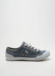 Baskets bout rond talon plat jusqu'à 3cm gris TBS femme