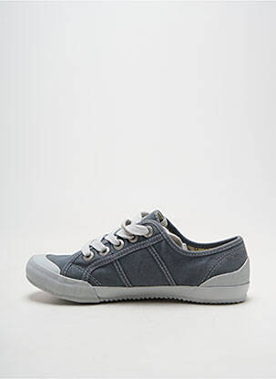 Baskets bout rond talon plat jusqu'à 3cm gris TBS femme