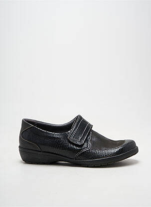 Chaussures de confort tissage satiné talon plat jusqu'à 3cm noir SUAVE femme