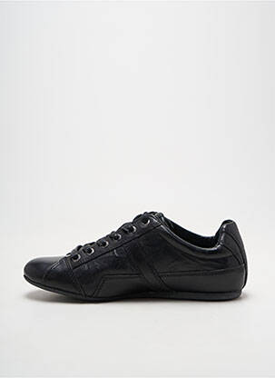 Baskets tissage satiné talon plat jusqu'à 3cm noir REDSKINS femme