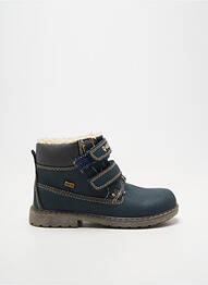Bottines/boots fermeture scratch chiquet bleu QUICKLY garçon