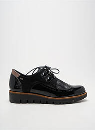 Derbies matière lisse talon plat jusqu'à 3cm noir GEO-REINO femme