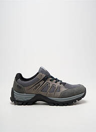 Baskets tissage satiné talon de 4 à 6cm gris RIEKER femme