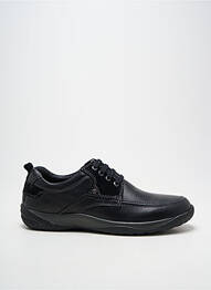 Baskets matière lisse bout rond noir ARIMA homme