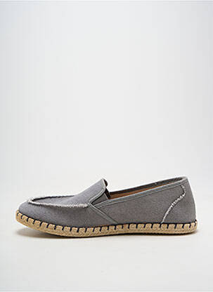 Espadrilles bout rond bout rond gris COTEMER homme