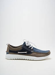 Baskets bout rond bout rond bleu COTEMER homme