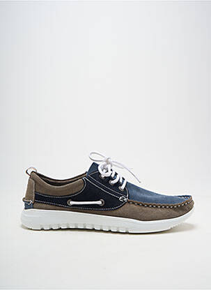 Baskets bout rond bout rond bleu COTEMER homme