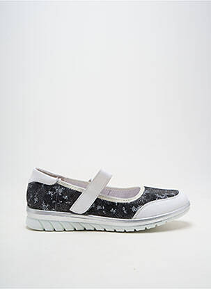 Ballerines semelle amovible talon plat jusqu'à 3cm noir INEA femme