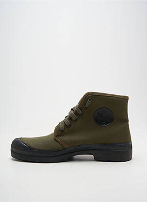 Bottines/boots fermeture lacets talon bas vert WISSART homme
