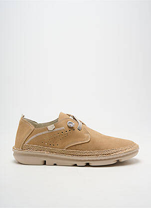 Baskets fermeture elastique bout rond beige ON FOOT homme