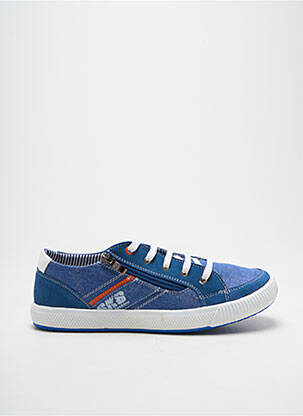 Baskets bout rond bout rond bleu SK8 garçon
