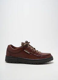 Baskets tissage satiné bout rond marron MEPHISTO homme