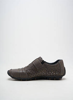 Chaussures de confort bout carré talon plat jusqu'à 3cm marron RIEKER femme