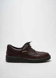 Baskets tissage satiné bout rond marron MEPHISTO homme